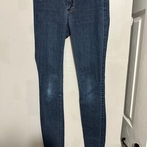 Hollister Dark Blue Skinny Jeans 0L